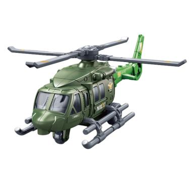 Imagem de Conjunto de brinquedos para helicóptero e carro com hélice giratória para crianças