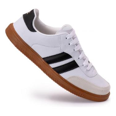 Imagem de Tenis Unissex Feminino Masculino Retro Original Casual Leve, Preto, 35
