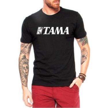Imagem de Camiseta Masculina Tama Drums Bateria Pearl Zildjan Camisa 100% Algodã