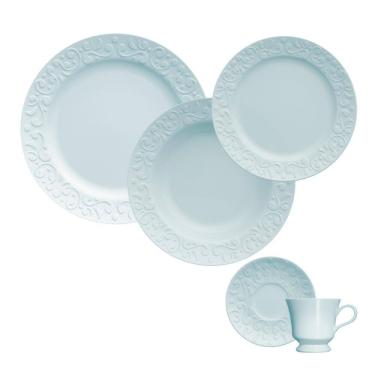 Imagem de Jogo Jantar Chá 30 Peças Azul Vinta Tassel Germer Porcelanas