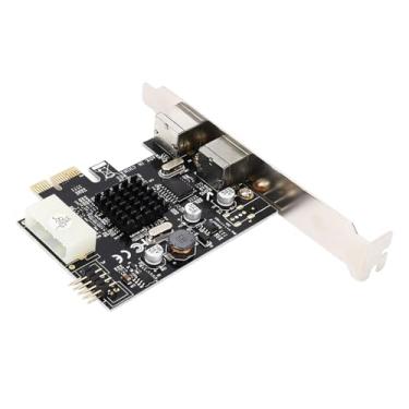 Imagem de Generic Placa Adaptadora PCIe para PS/2 Chip USB 2.0 Estável e Durável de Alto Desempenho para Uso Em PC Home Office