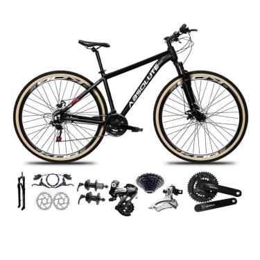 Imagem de Bicicleta Aro 29 Absolute Nero 5 Shimano Altus 24v Pdv Ty301 K7 Freio Hidráulico Trava Pneu Faixa-Unissex