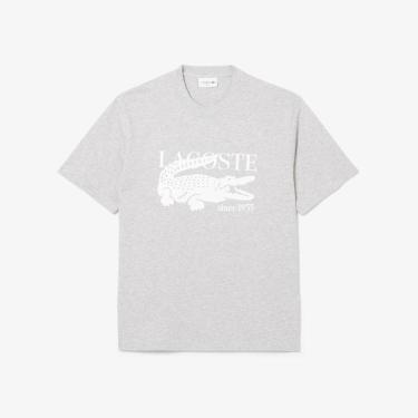 Imagem de Camiseta Lacoste Clássica com Estampa Masculina-Masculino