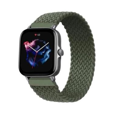 Imagem de Pulseira De Relógio Elástica Trançada De 20mm 22mm Para Amazfit GTS 2 