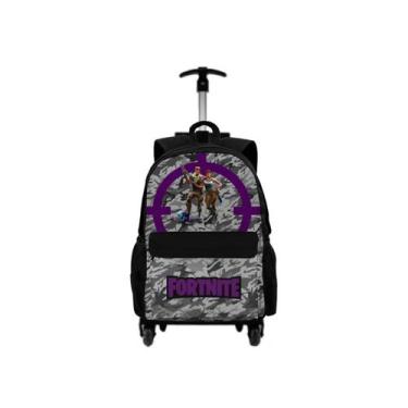 Imagem de Bolsa Mochila Escolar Para Criança Infantil Com Rodinha De Carrinho Pa