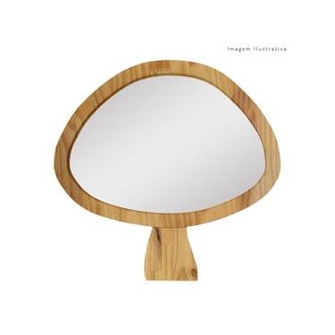 Imagem de Espelho Decorativo Infantil 43x43cm Cogumelo
