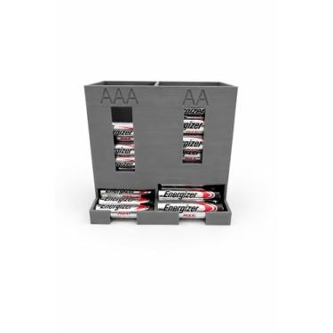 Imagem de Organizador e dispensador de bateria para pilhas AA AAA