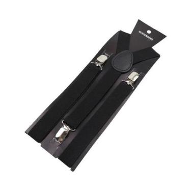 Imagem de Suspensórios Elásticos Ajustáveis Para Homens E Mulheres Com 3 Clipes,