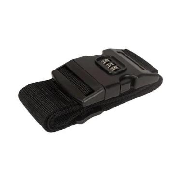 Imagem de Cinta De Bagagem Ajustável Aprovada Pela TSA Com Trava Para Malas E Ac