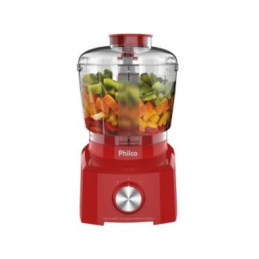 Imagem de Mini Processador de Alimentos Philco Vermelho - PH900V 3 em 1 250W