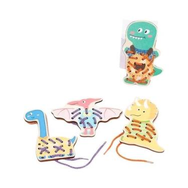 Imagem de Brinquedos De Encaixe De Madeira Montessori Para Crianças: Cartões De 