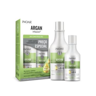 Imagem de Inoar kit sh500ml+cond250ml argan inf reconstrucao