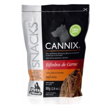 Imagem de Petisco natural para cães beef jerkey cannix 80g - PETS DU MONDE