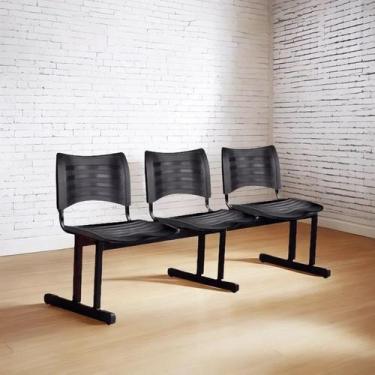 Imagem de Cadeira Para Escritório 3 Lugares Salas Espera Recepção - MASTCMOL