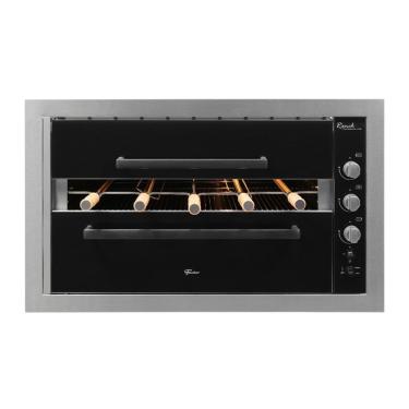 Imagem de Churrasqueira a Gas de Embutir Fischer 5 Espetos Ranch Inox