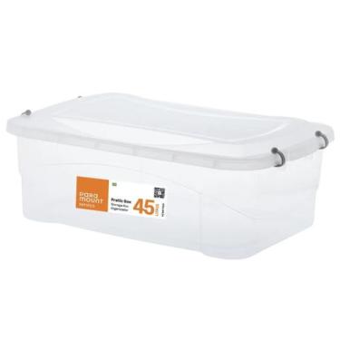Imagem de Caixa Organizadora Plástica Pratic Box 45L Paramount 426 Para Mais Org