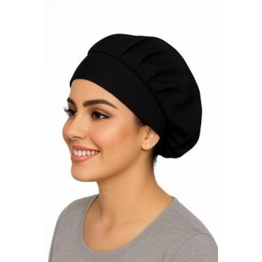 Imagem de Touca De Cabelo Em Oxford Unissex Para Uso Em Cozinha Industrial Resta