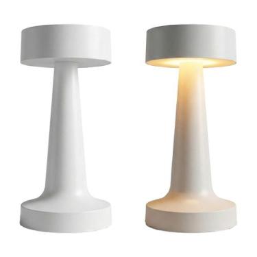 Imagem de Luminária Abajur De Mesa LED Touch Três Temperaturas De Cor Recarregáv