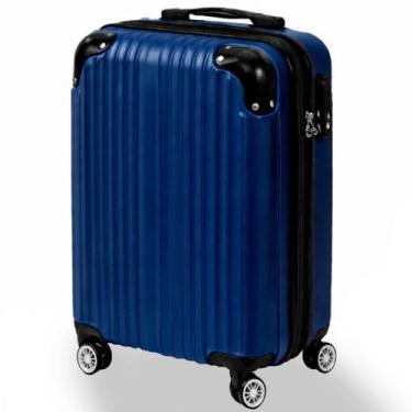 Imagem de Mala de Viagem Grande London Estocasa 60x39x26cm Rígida Rodas 360 Expa