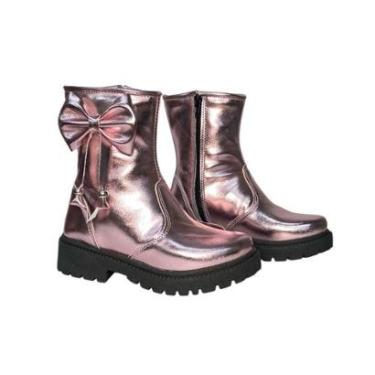 Imagem de Bota Infantil Luma Metal Verniz Pingente Menina-Feminino
