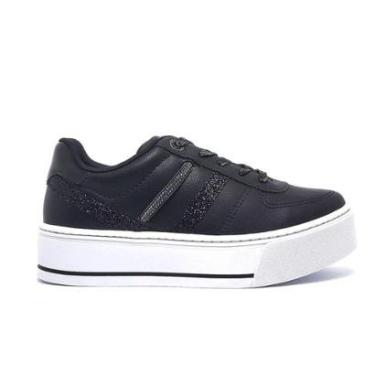 Imagem de Tenis Feminino Ramarim Plataforma Flatform 2497204 Pto Branco-Feminino