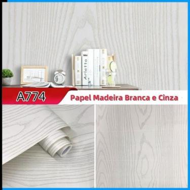 Imagem de Papel Adesivo Madeira para Envelopamento 10 Metros ideal para Moveis, 