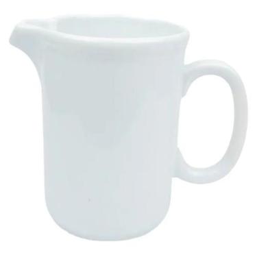 Imagem de Leiteira 650ml Modelo Reta em Porcelana Branca - Bot Art