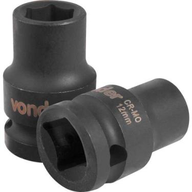 Imagem de Soquete Sextavado de Impacto, Encaixe de 1/2" x 12,0 mm, Vonder OstenV