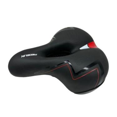 Imagem de Selim Medelin 2 Molas Elastômero Conforto c/ Refletor- Rad7