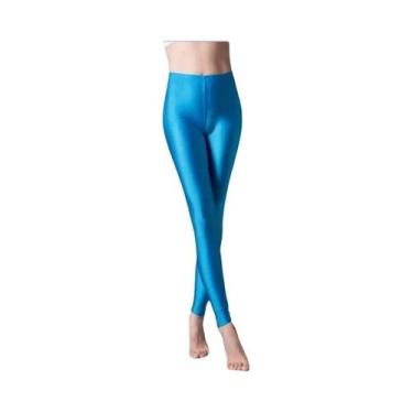 Imagem de Leggings Skinny De Alta Elasticidade plus Size, Calças De Yoga Brilhan