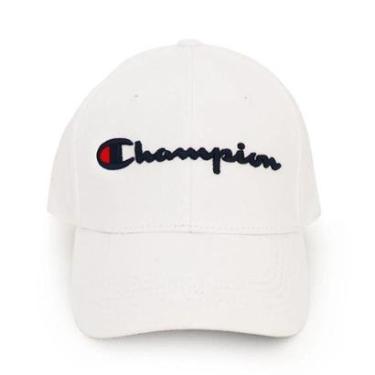Imagem de BONÉ CHAMPION CLASSIC TWILL HAT SCRIPT ABA CURVA BRANCO-Masculino