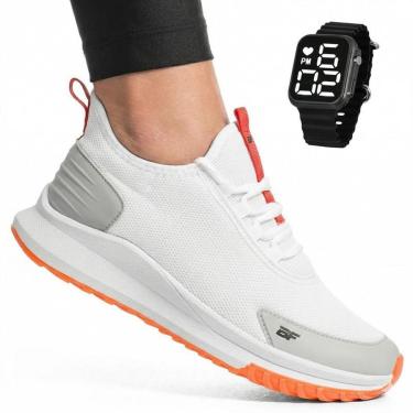 Imagem de Tênis Feminino Para Malhar Academia Leve e Macio BF Shoes + Relógio Digital-Feminino