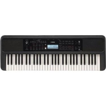 Imagem de Teclado Musical PSR-E383 com 61 Teclas Sensitivas e 650 Sons de Alta Qualidade Preto Yamaha