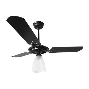 Imagem de Ventilador de teto yris motor potente ventex, Preto preto, 220V