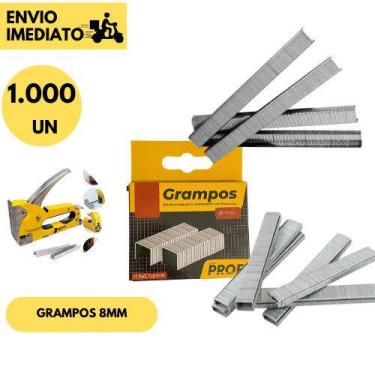 Imagem de 3.000 Un Grampo Reforçado 8 MM Para Grampeador Tapeceiro Estofado Made