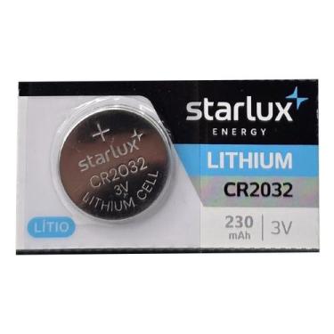 Imagem de Bateria CR2032 Starlux 230mAh 3V Lítio 1 unidades