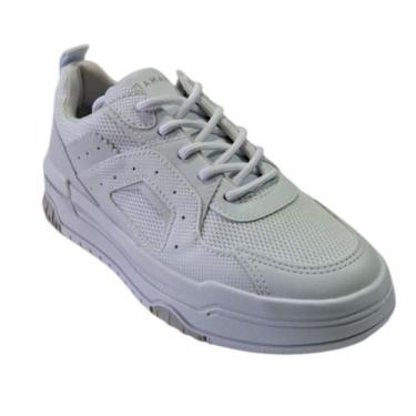 Imagem de Tênis Casual F. Esportivo Tecido Malha Macia Ramarim 2594202, Branco, 