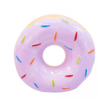Imagem de Cofre Porta Moeda Formato 3d Rosquinha Morango 13.5cm Donut - Tascoinp