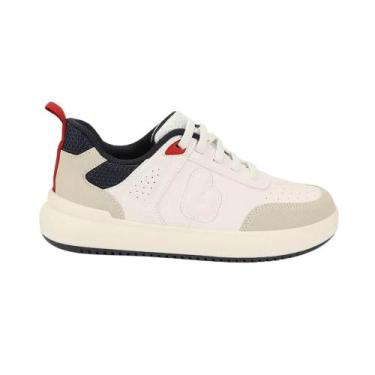 Imagem de Tenis bibi b college ref 1241045 menina, Branco, Marinho, 31