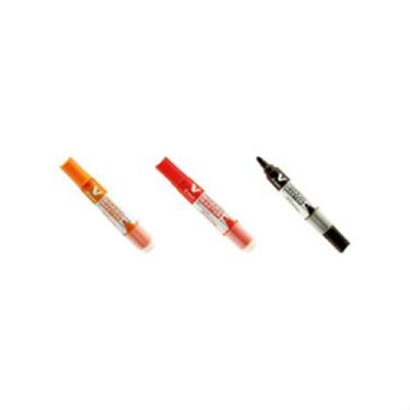 Imagem de Kit 3 Pincel Quadro Branco Marcador Pilot Recarregável, Laranja, Verme