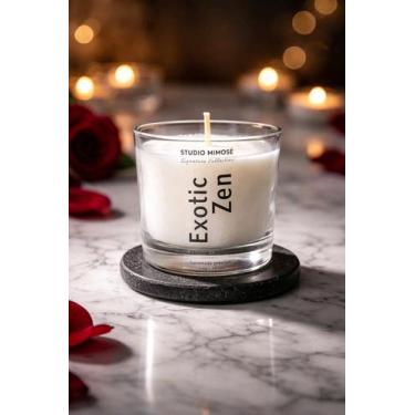 Imagem de Vela Aromática Artesanal Exotic Zen - Signature Collection 120g - Stud