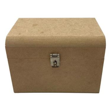 Imagem de Baú Organizador Com Fecho 17x11x12 - MeF2 ARTE EM MDF
