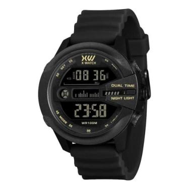 Imagem de Relógio x-watch digital masculino xmppd803pxpx, PRETO-DOURADO, UN