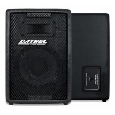 Imagem de Caixa Ativa + Passiva Datrel 08 150W RMS - Kit