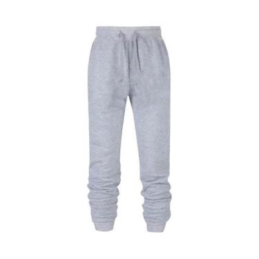 Imagem de Calças Esportivas Casuais Femininas, Calças De Moletom, Moda Para Corr