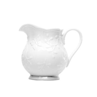 Imagem de Jarra De Leite Leiteira Porcelana New Bone Butterfly Flower Suco Molho