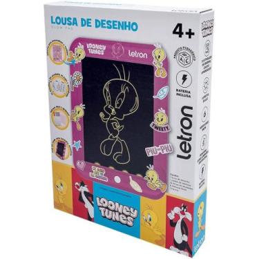 Imagem de Lousa de Desenho Glow Pad Loney Tunes - Letron UNICA - Leo&Leo