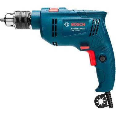 Imagem de Furadeira elet 1/2" impacto gsb 550-re 550w c/ 3 brocas bosch, 220V, 5