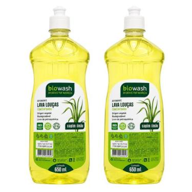 Imagem de Detergente Lava Louças Biodegradável Concentrado Kit 2 Unidades Capim 
