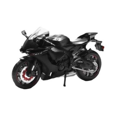 Imagem de Motocicleta De Brinquedo Em Liga Metálica YAMAHA YZF-R1 Escala 1:12 Co